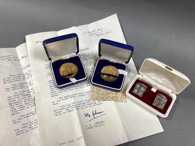 Lot 373 - Two Hallmarked Silver Gilt Bi-Centenary...