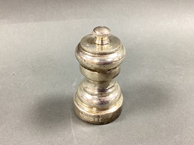 Lot 28 - A Hallmarked Silver Pepperette, London 1977,...