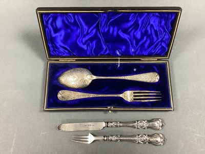 Lot 25 - Decorative Hallmarked Silver Christening Fork...