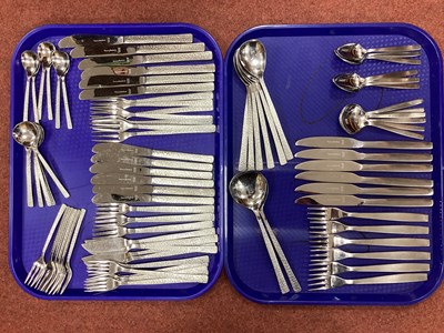 Lot 31 - VINERS STUDIO; Six Setting Part Canteen of...