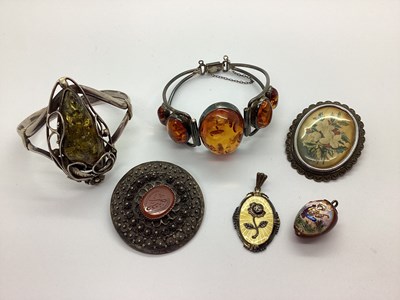 Lot 195 - A Continental Hand Painted Enamel Egg Shape...