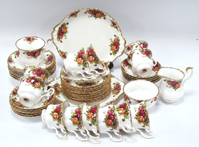 Lot 1329 - Royal Albert "Old Country Roses" Tea Service,...