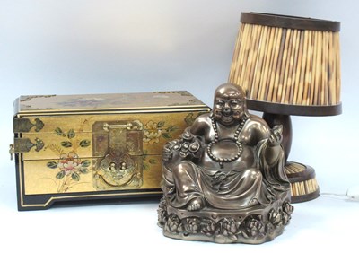Lot 1359 - Chinese Style Lacquer Jewellery Box, with...