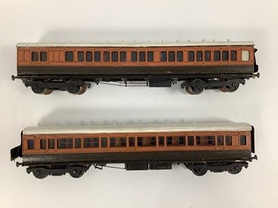 Lot 873 - Two scratch-built 0 gauge London and South...
