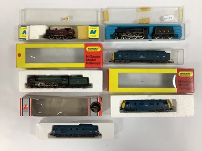 Lot 770 - Six 'N' Gauge/2mm Locomotives, comprising a...