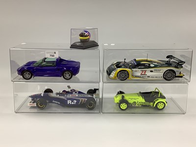Lot 750 - Four 1:18 Scale Diecast Model Cars, comprising...