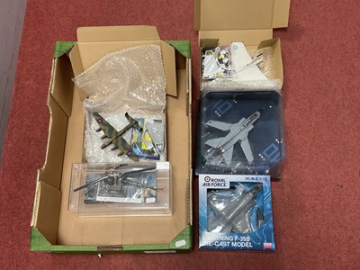 Lot 563 - Five Diecast Model Military Aircraft,...