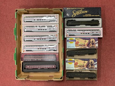 Lot 512 - Ten boxed HO scale American outline passenger...