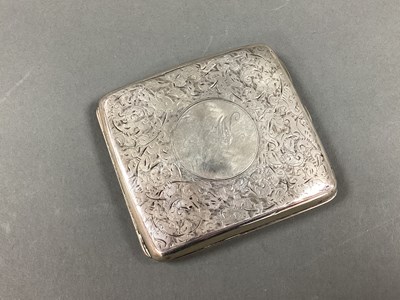 Lot 39 - A Hallmarked Silver Cigarette Case, T&M,...