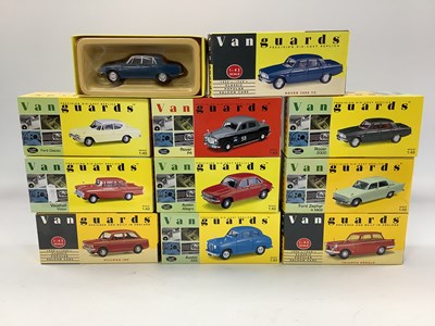 Lot 629 - Ten Lledo Vanguards 1:43 Scale Diecast Model...
