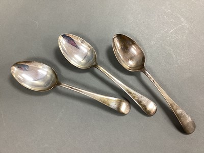Lot 17 - A Set of Three Hallmarked Silver Dessert...