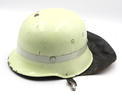 Lot 462 - German M34 Helmet, luminous paint finish,...