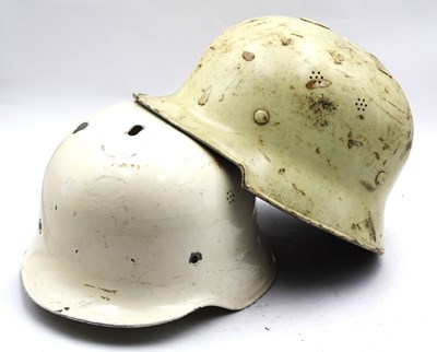 Lot 506 - German M34 Helmet, luminous paint finish,...