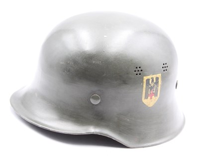 Lot 499 - German M34 Helmet, liner, with number '54' ink...
