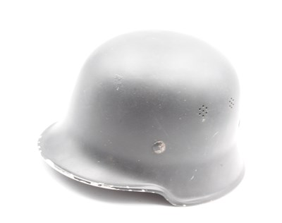 Lot 459 - WWII German Third Reich M34 Helmet, liner with...
