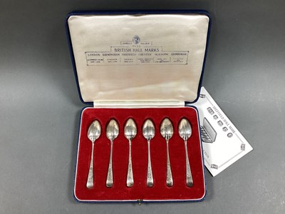 Lot 3 - Roberts & Belk; Six Hallmarked Silver...