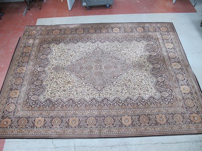 Lot 1591 - Kulkoni Tetex Super Tabriz Wool Carpet, approx...
