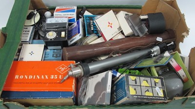 Lot 1023 - Camera Accessories, including leather-cased No....