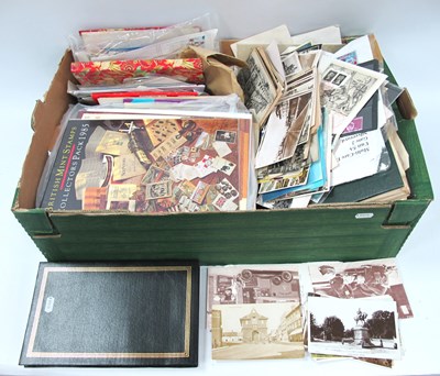 Lot 1464 - Stamps and Postcards, including world stamp...