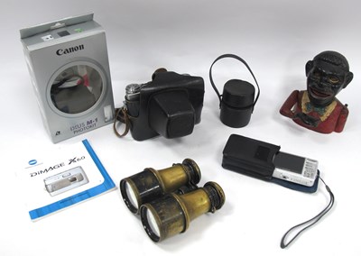 Lot 1477 - Cameras - Zenit-E, Konica Minolta, Canon,...