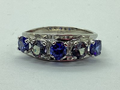 Lot 119 - A Modern Half Eternity Style Ring, alternate...