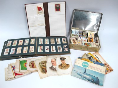 Lot 1480 - Cigarette and Tea Cards, in albums, booklets...