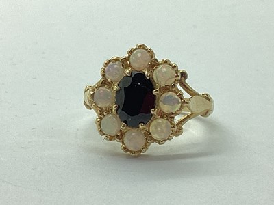Lot 120 - A Highly Decorative Stone Set Cluster Ring, of...