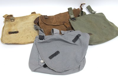 Lot 372 - WWI Imperial German Army Bread Bag (x 2),...