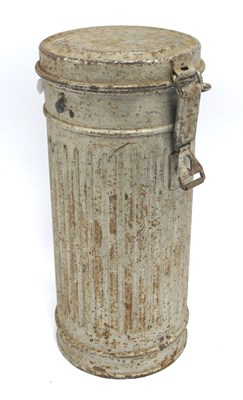 Lot 376 - WWII Germany Military M1938 Gas Mask Canister