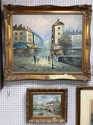 Lot 1561 - Two Gilt Framed Oil Paintings: Pat Langton...