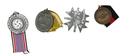 Lot 666 - WWII German Third Reich Sudetenland Medal,...