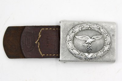 Lot 603 - WWII German Third Reich Luftwaffe Tabbed Belt...