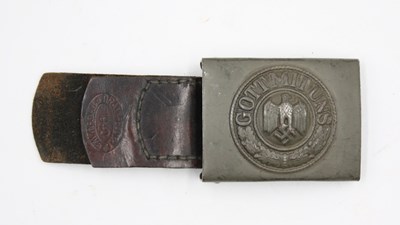 Lot 597 - WWII German Third Reich Heer Tabbed Belt...