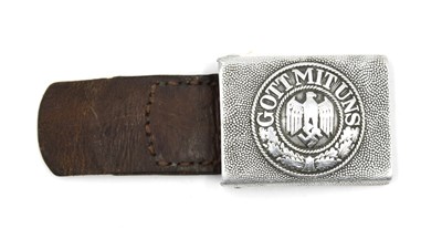 Lot 593 - WWII German Third Reich Heer Tabbed Belt...