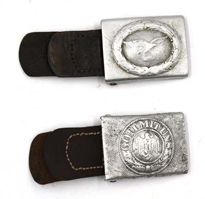Lot 595 - WWII German Third Reich Heer Tabbed Belt...