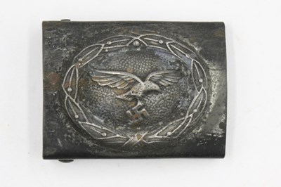 Lot 607 - WWII German Third Reich Luftwaffe Belt Buckle,...