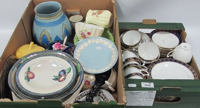 Lot 1016 - Ceramics, including Royal Albert Imperial Blue...