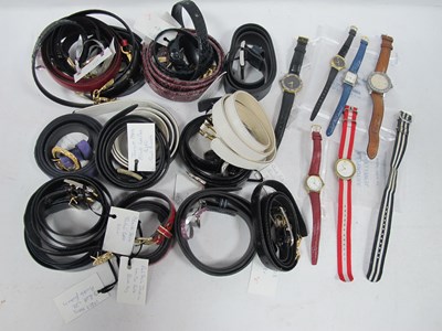 Lot 1107 - Quantity of Lady's Belts in various materials...