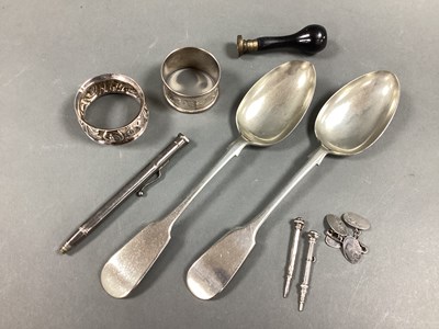 Lot 59 - Two Hallmarked Silver Napkin Rings, pair of...