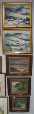Lot 1566 - Arthur Black (1892-1978), five framed...