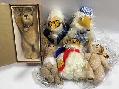 Lot 418 - Three Modern jointed Merrythought Teddy bears...
