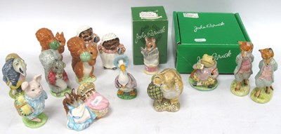 Lot 1359 - Fourteen Beswick Beatrix Potter Porcelain...