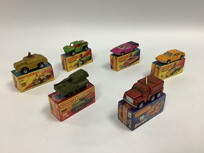 Lot 902 - Six Matchbox Superfast and Rola-matics Diecast...