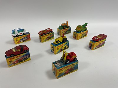 Lot 946 - Eight Matchbox Superfast Diecast Models to...