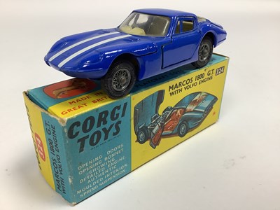 Lot 994 - Original Corgi Toys No. 324 Marcos 1800 GT....