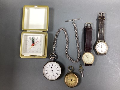 Lot 386 - A Victorian Hallmarked Silver Cased Openface...