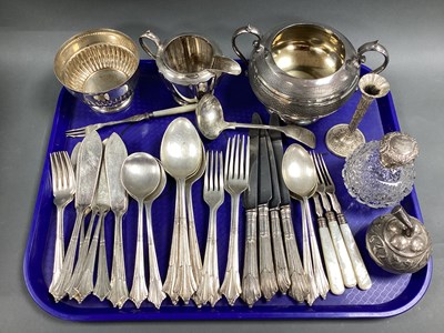Lot 345 - A Collection of Plated Ware, including a...