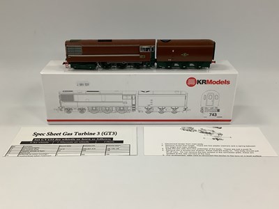 Lot 743 - A Boxed KR Models '00' Gauge GT3 Gas Turbine...