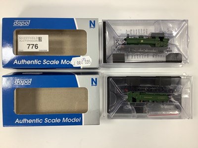 Lot 776 - Two boxed Dapol N gauge Pannier Tank engines: "...