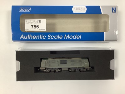 Lot 756 - A Boxed Dapol 'N' Gauge Class 22 Diesel...